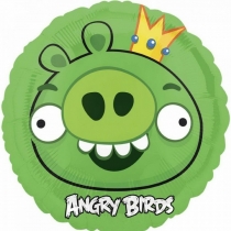 Шарик "Angry Birds KING PIG" ЗЕЛЕНЫЙ